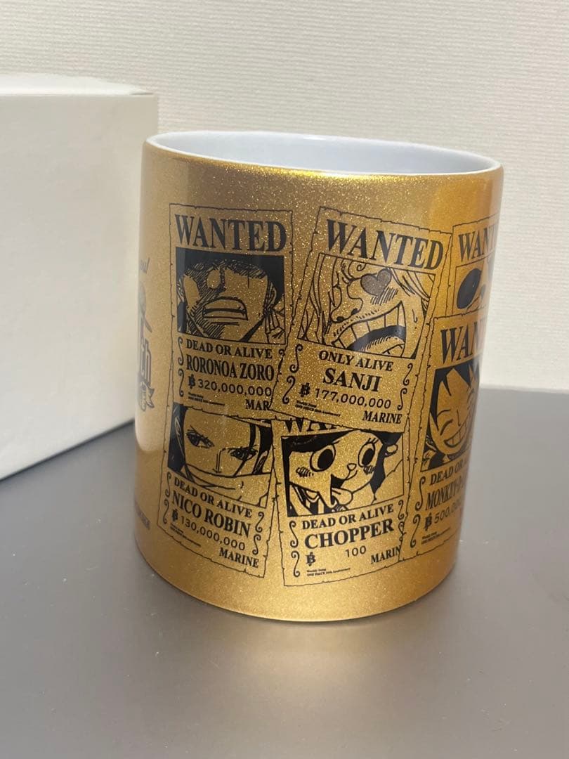 ワンピース20周年記念 ゴールドマグカップ　100人限定当選品