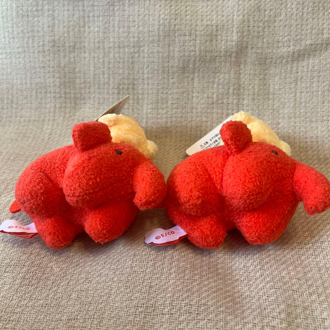 ぶらさげぬいぐるみ（チキップダンサーズ×ドムドムハンバーガー）　2つ
