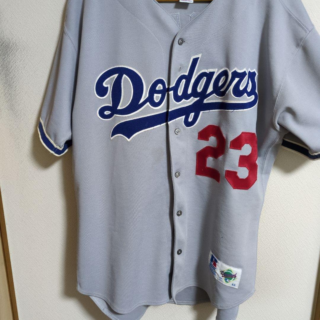 ロサンゼルス・ドジャース KARROS 95年？ジャッキーロビンソンパッチ付き