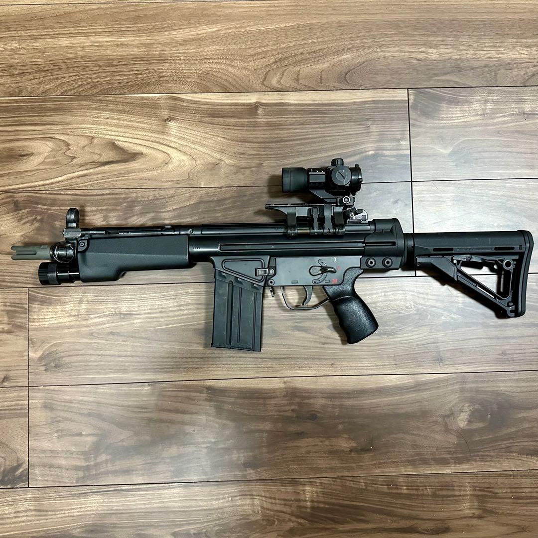 東京マルイ G3 MC51 電子トリガー&M4ストック カスタム 希少パーツ多数