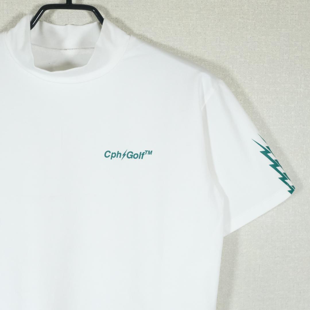 CPH/GOLF ウーマン サンダー ストライプ モック ネック ティー S
