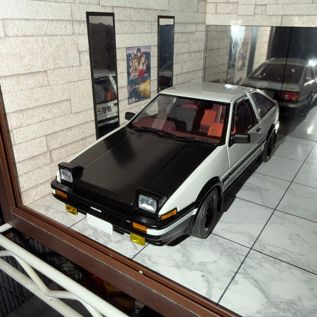オートアート AE86 1/18　頭文字D