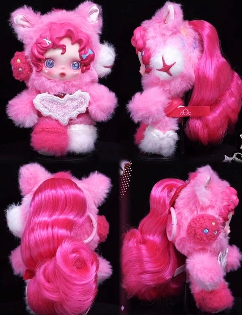 ポップマート スカルパンダ×マイリトルポニー ぬいぐるみ Pinkie Pie