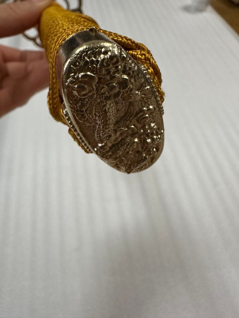 新品 模造刀　樋入り刀身 打刀 金鞘　コスプレ 鞘付き長さ約105cm 26A3