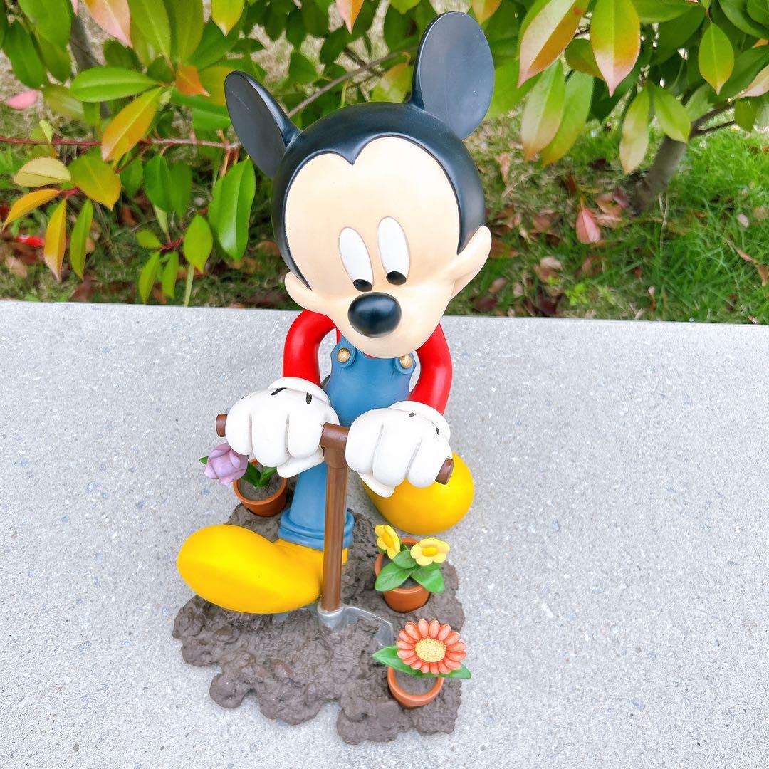 Disney ディズニー ミッキーマウス 陶器 置物 レトロ ビンテージ 希少