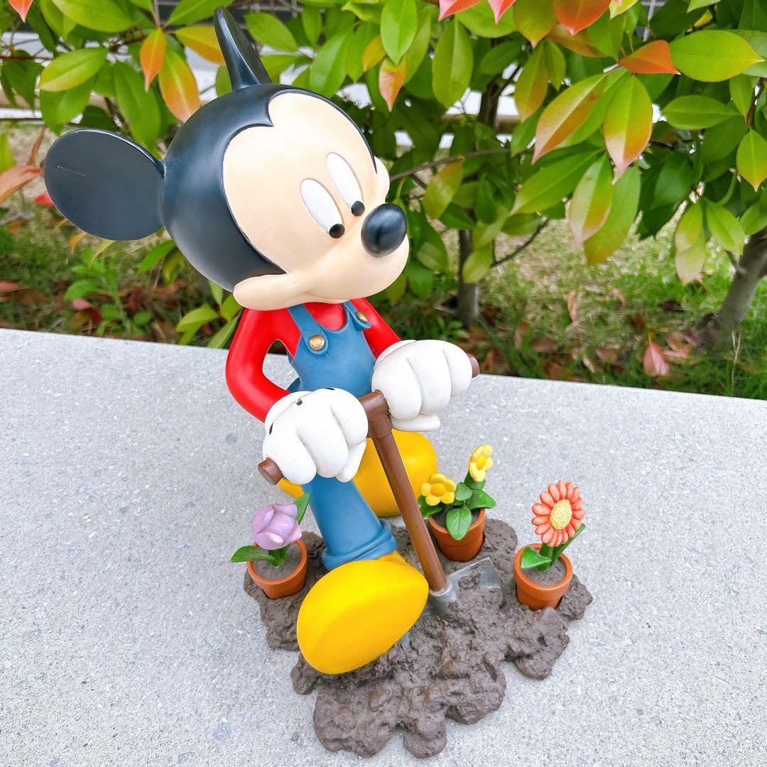 Disney ディズニー ミッキーマウス 陶器 置物 レトロ ビンテージ 希少