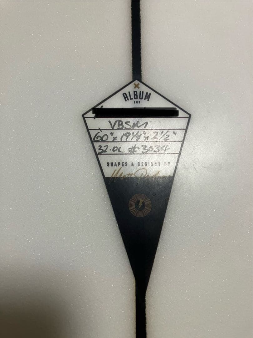 引き取り限定ALBUM VBSM ショートボード 60\"