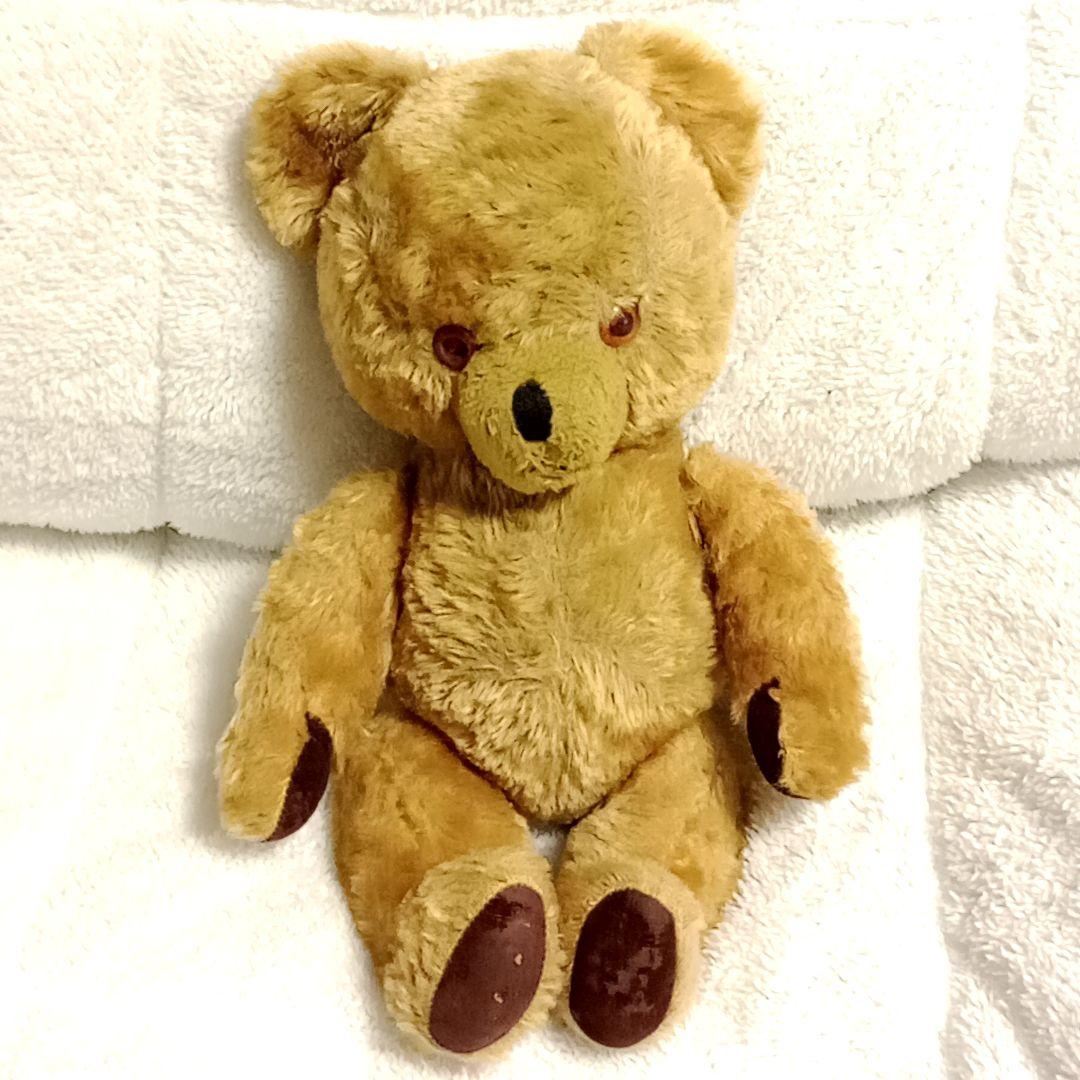 ペディグリー　テディベア　ヴィンテージ　クマのぬいぐるみ　鈴