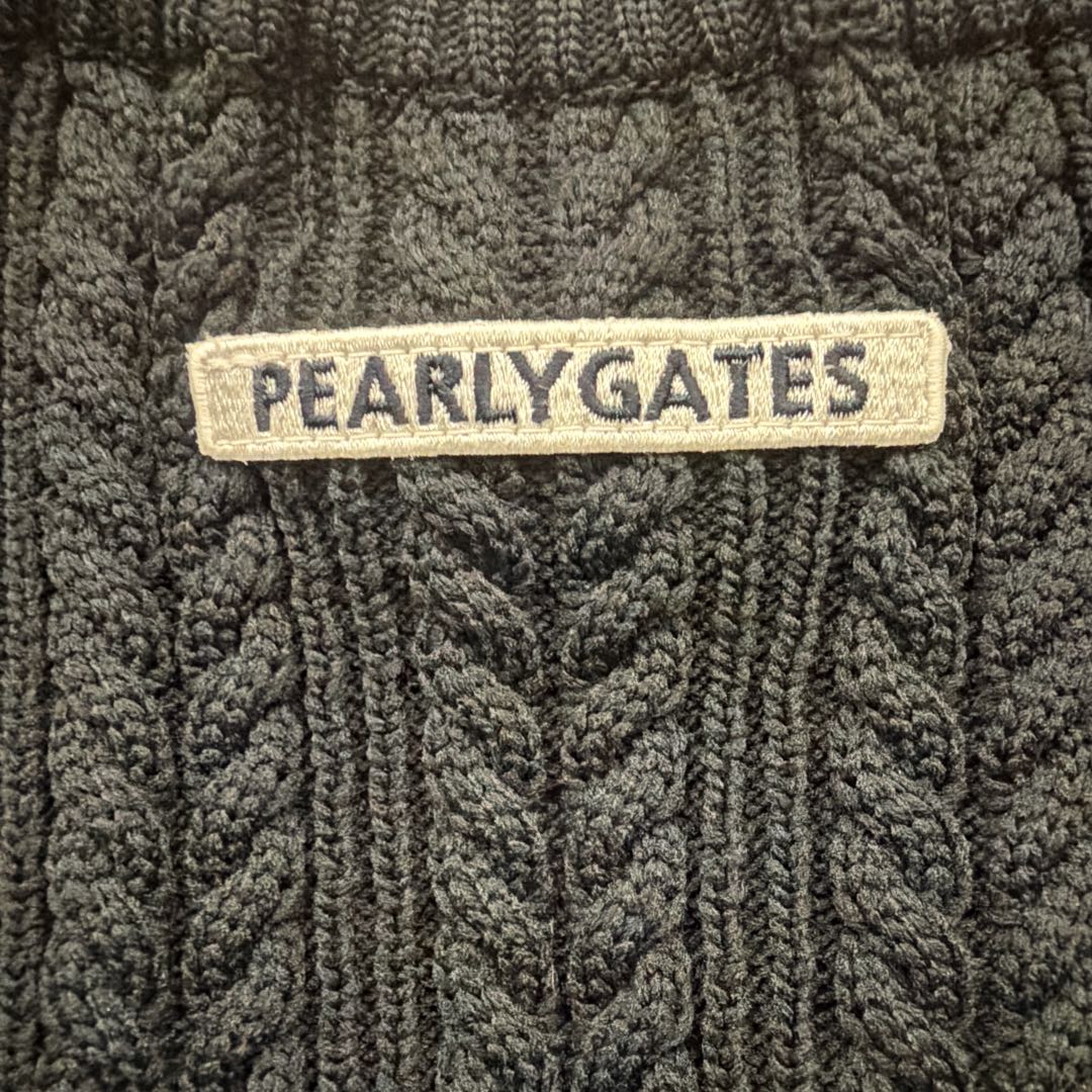 PEARLY GATES メンズベスト サイズ5 ブラック