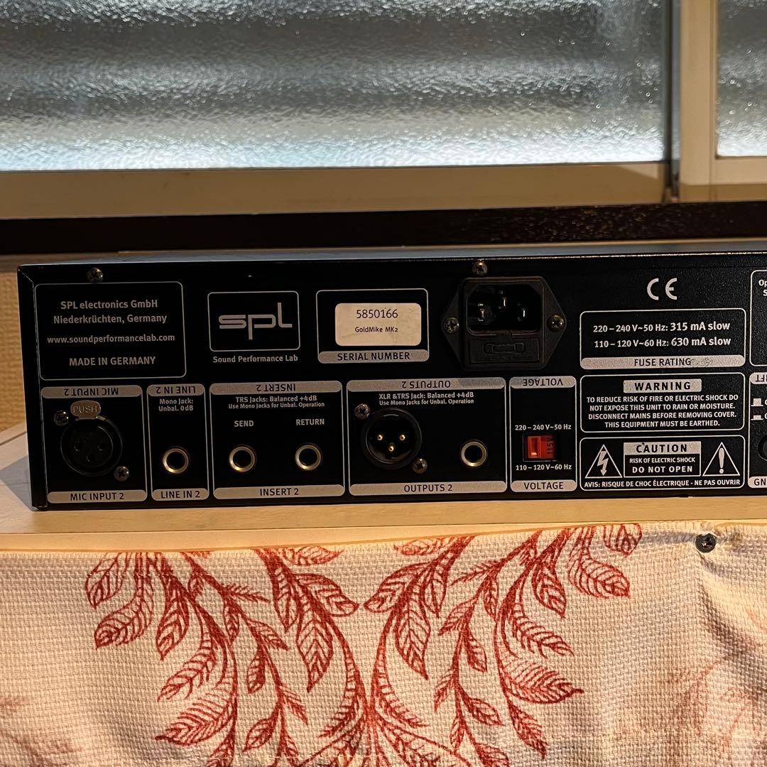 配信機器・PA機器・レコーディング機器 SPL Gold Mike Mark 2 Model 2485