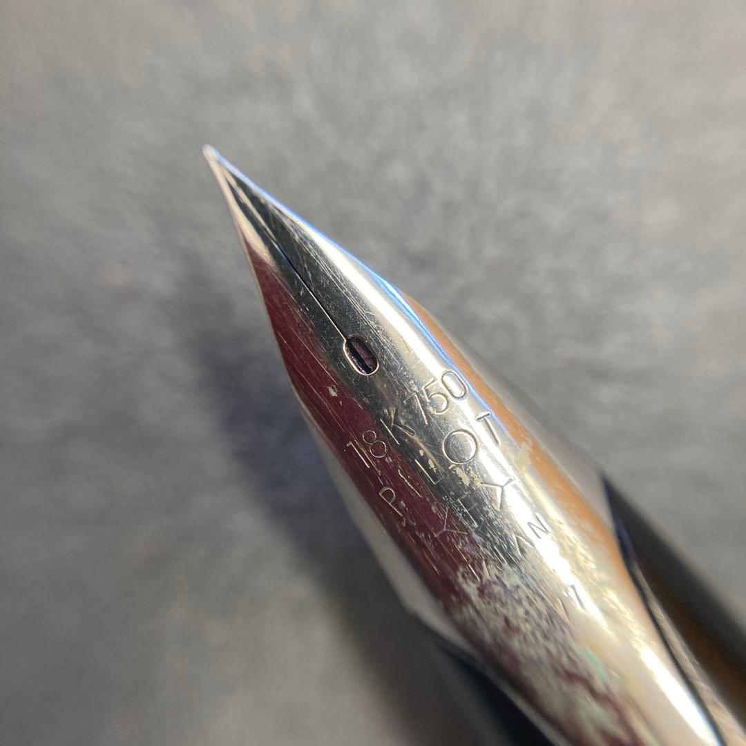 PILOT パイロットELITE エリート 万年筆 格子柄18K 750 / F