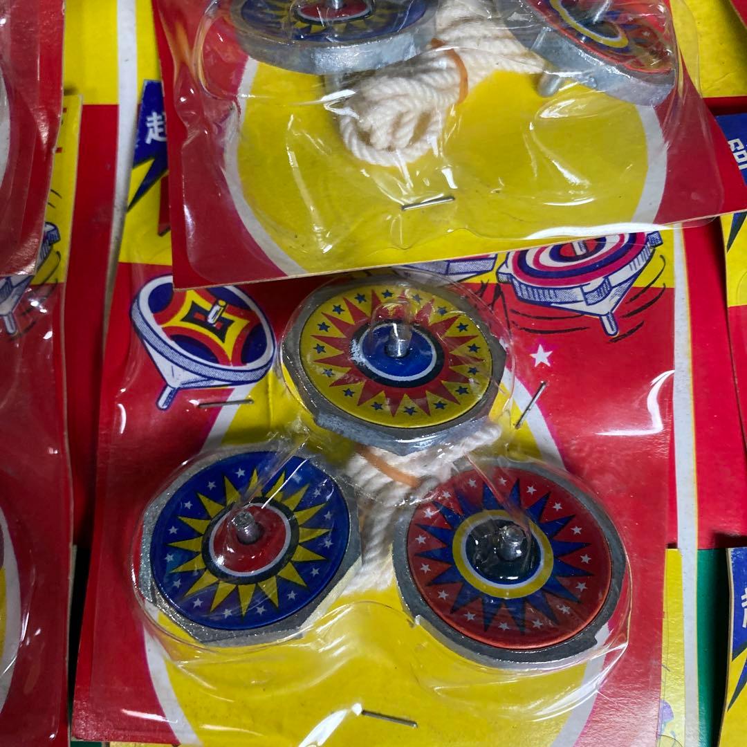 超合金制　けんかごま　TOYS バッチ　当時物掘り出し品