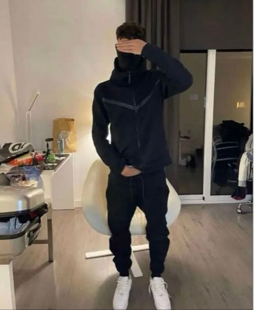 NIKE テックフリース上下　赤タグ　L
