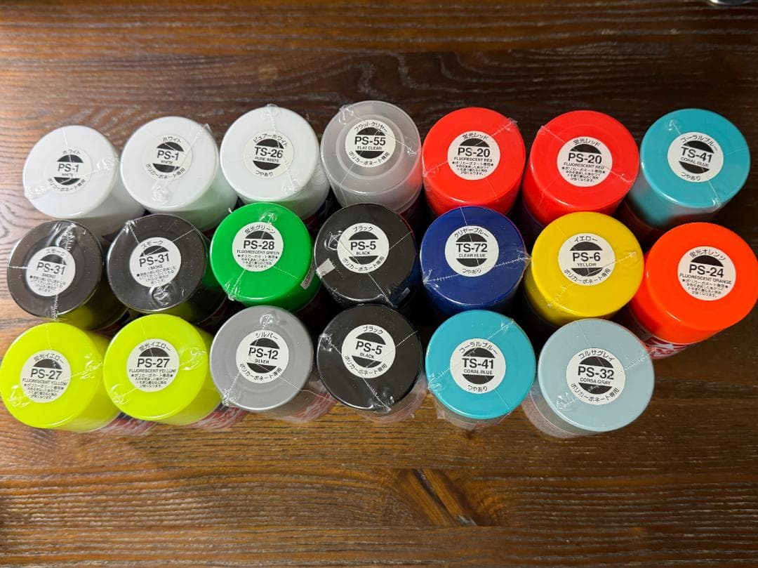 タミヤ スプレー塗料 PS/TS まとめ売り 未使用（1本開封品）