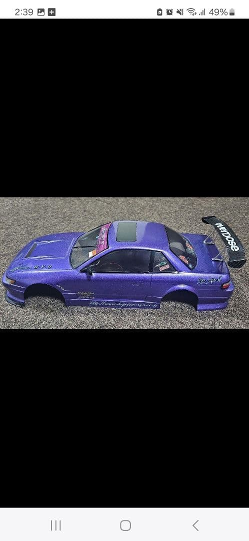 最終値下げ、ドリラジ.ラジコン、SILVIA(S13)ボディーのみ