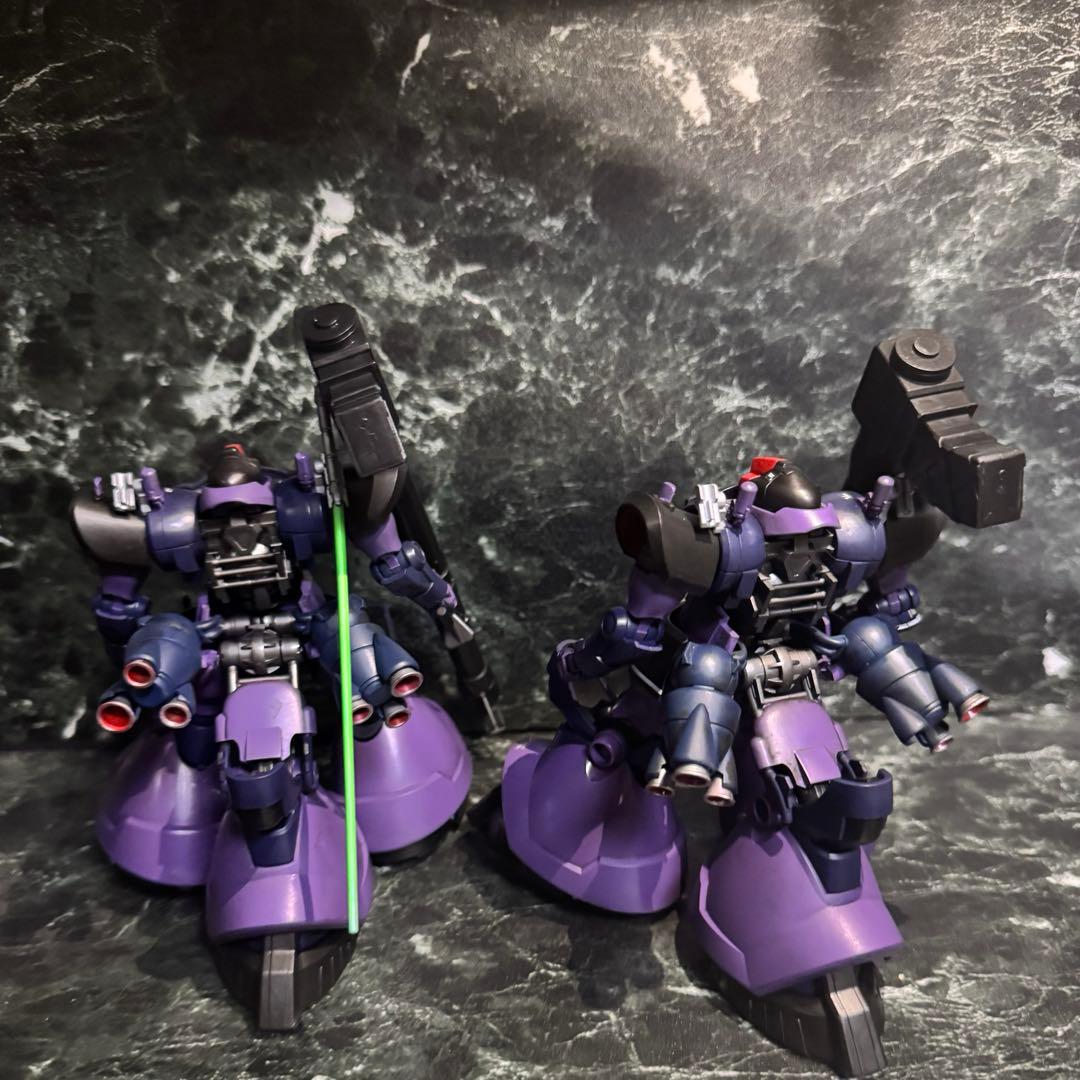 ジークアクス　HG ドム ガイア機　オルテガ機 塗装完成品　ガンプラ