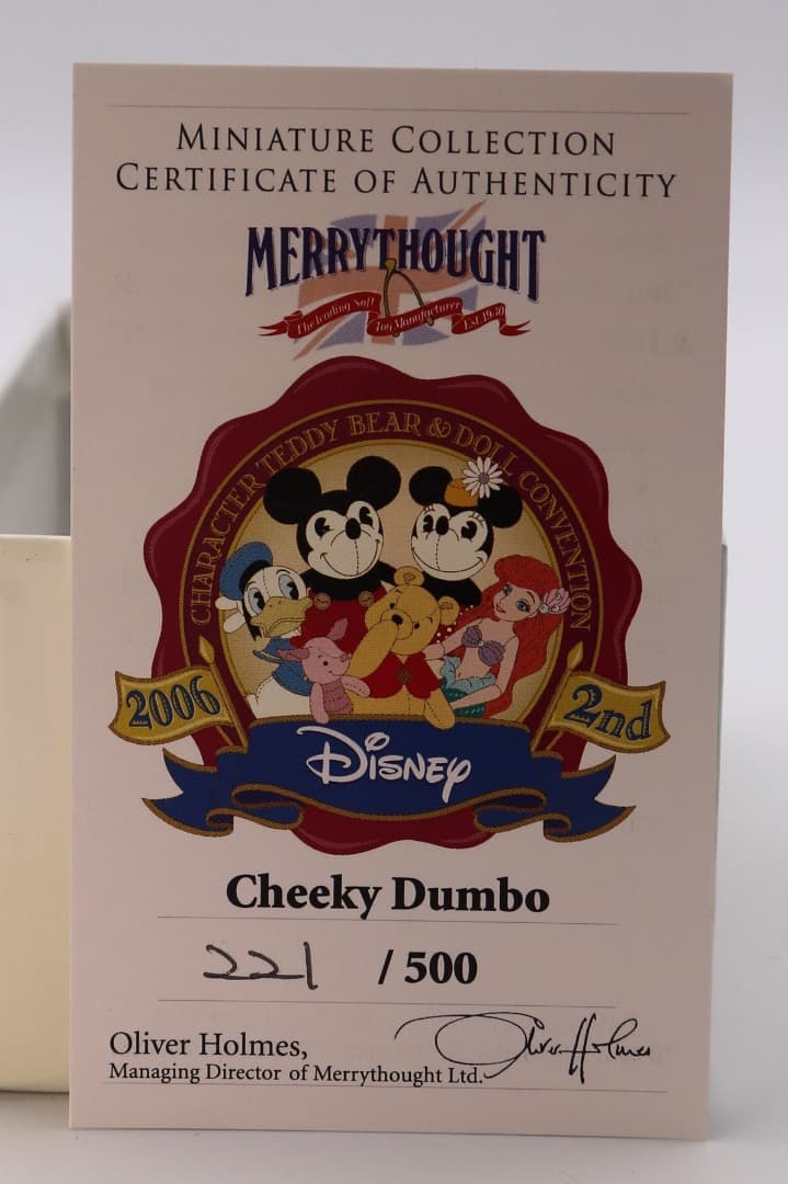 マリー Merry Thought 猫コスチューム ミニチュアぬいぐるみ 9cm