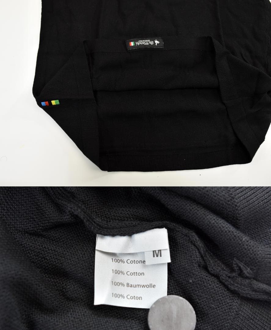 De Marchi Campione サイクリングポロシャツ size:M 黒