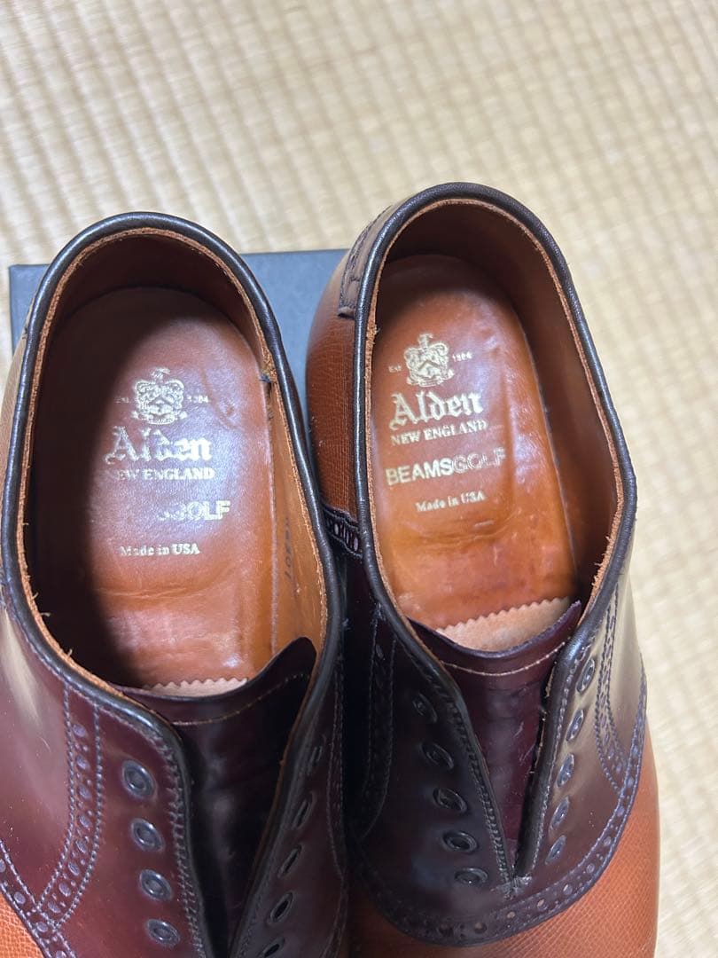 ALDEN✖︎beamsgolf別注シューズ
