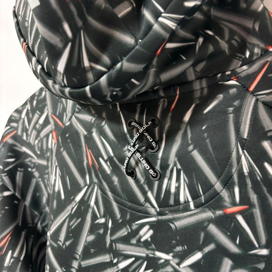 新品 ラッセルノ ゴルフ パターン ライト フーディー バレット 2XL 7