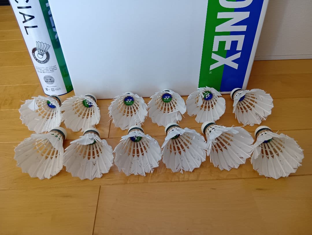 中古　ヨネックス　ニューオフィシャル　バドミントンシャトル　10ダース