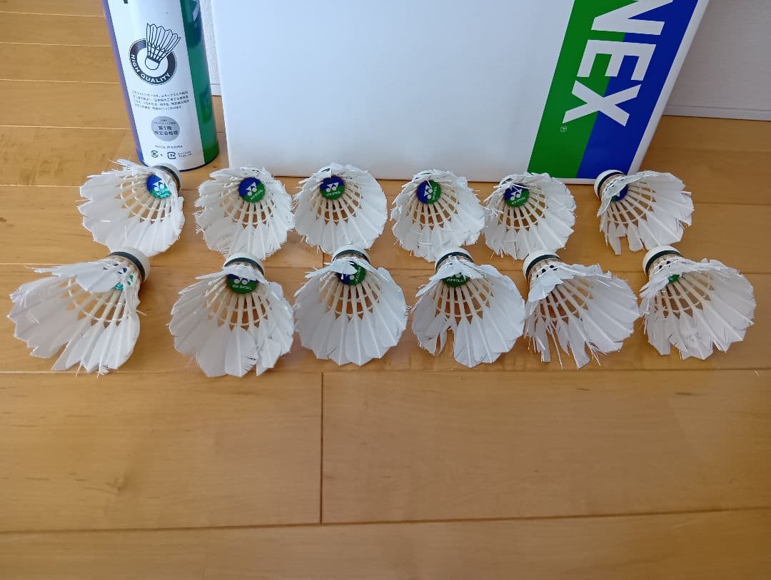 中古　ヨネックス　ニューオフィシャル　バドミントンシャトル　10ダース
