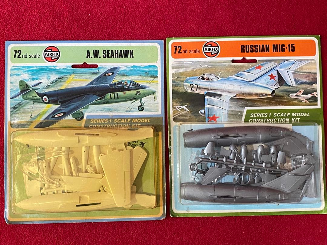 エアフィクス1/72 ホーカーP1127 他、全30個セット