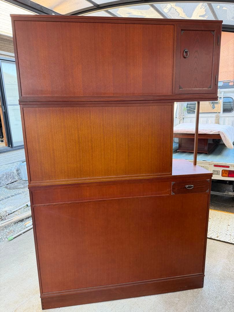 民芸家具 茶棚 茶箪笥 飾り棚 和家具 キャビネット レトロ 水屋箪笥