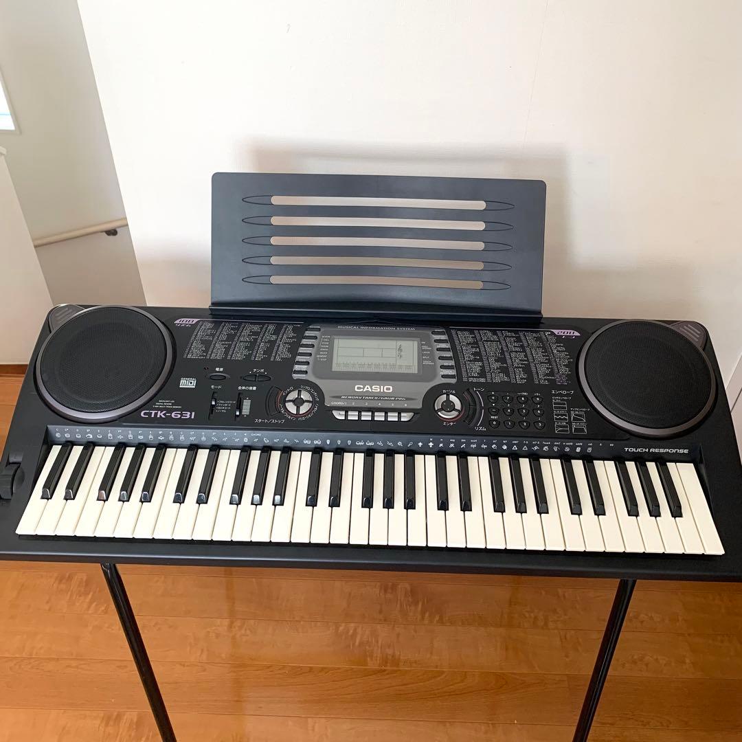 CASIO CTK-631 電子キーボード ポータブルキーボード 61 鍵盤