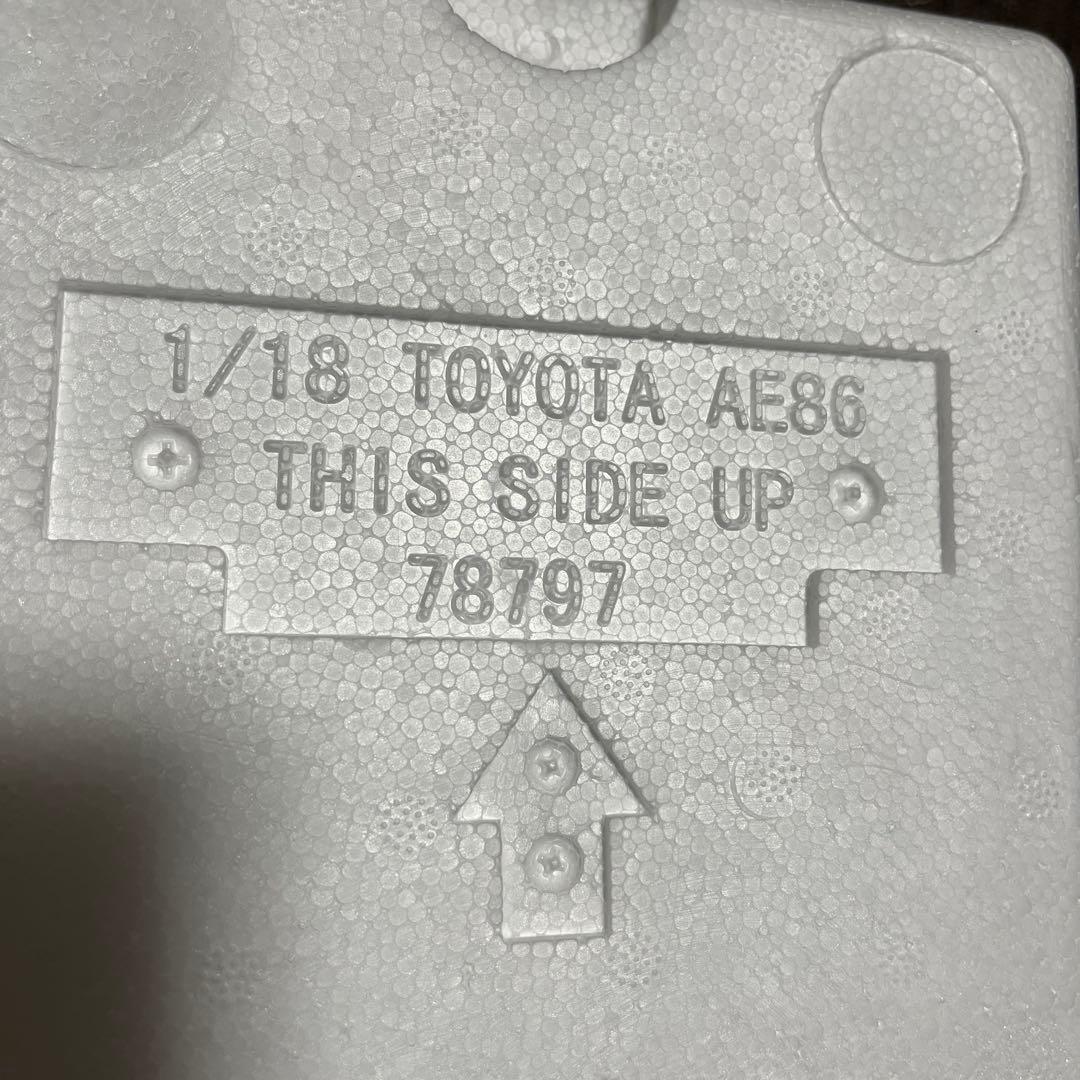 当時物オートアートAUTOart頭文字D 1/18 AE86プロジェクトD