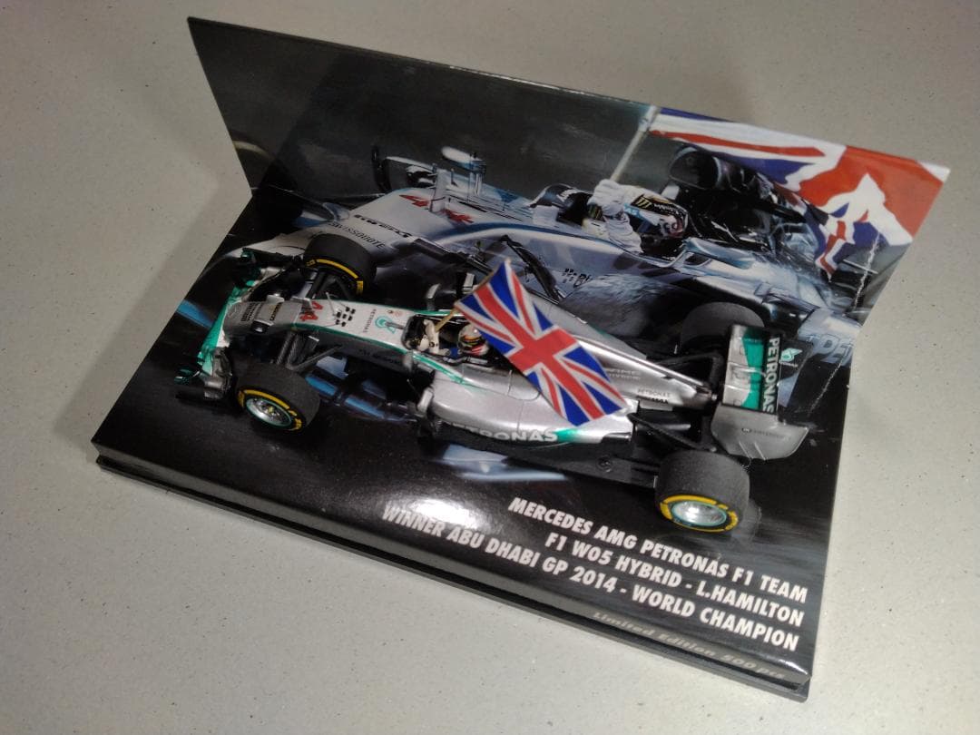 PMA 1/43 ハミルトン 2014 アブダビGP