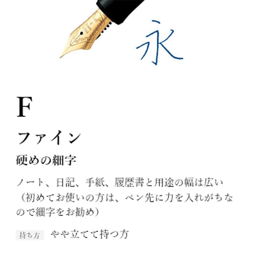 【新品】 パイロット 万年筆 ジャスタス95 ストライプブラック 細字 F SB