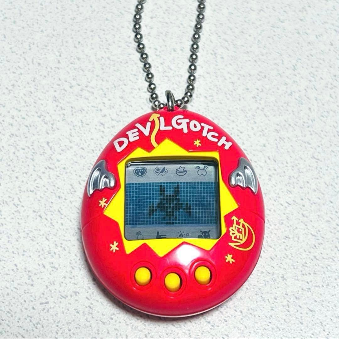 【匿名配送】BANDAI デビルっちのたまごっち ピンク 動作確認済 平成レトロ
