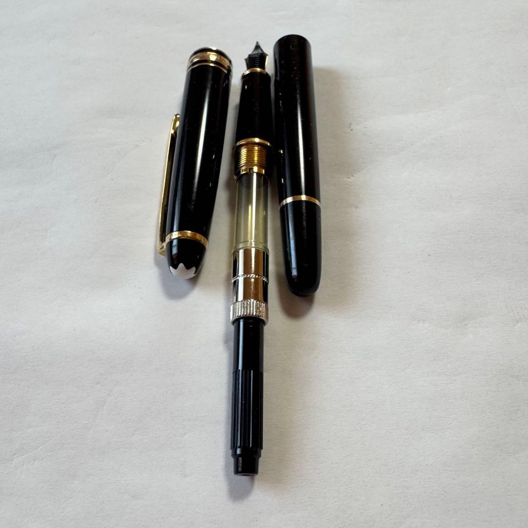 モンブラン万年筆　144 マイスターシュテュック 14K 585 コンバーター付