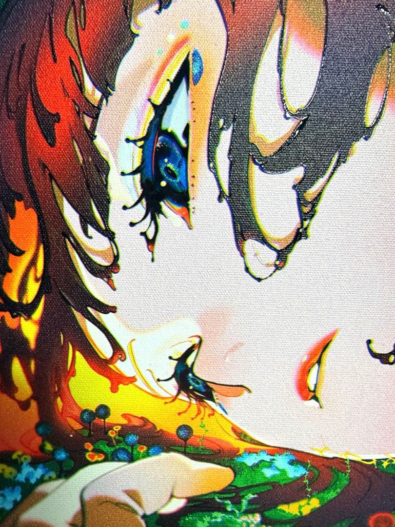 米山舞 EGO展「MELT 」 直筆サイン入り キャンバスアート