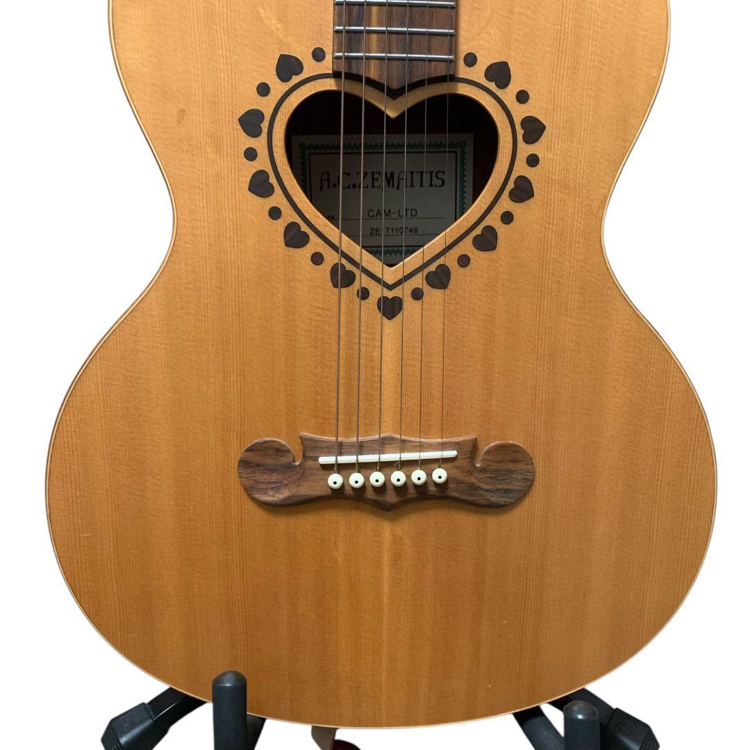 【美品】ZEMAITIS CAM-LTD ミニアコースティックギター