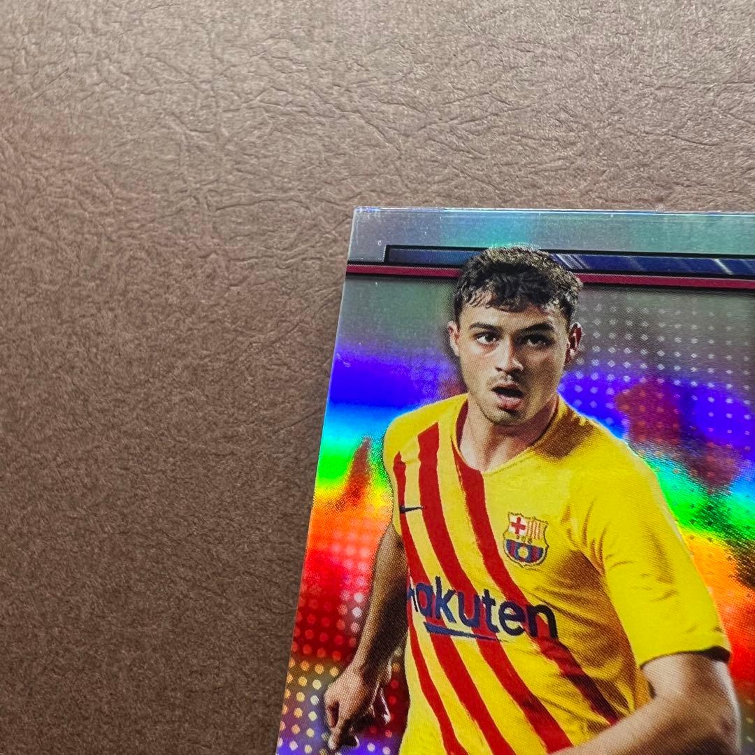Topps Chrome ペドリ Pedri 試合球 直筆サインカードAuto
