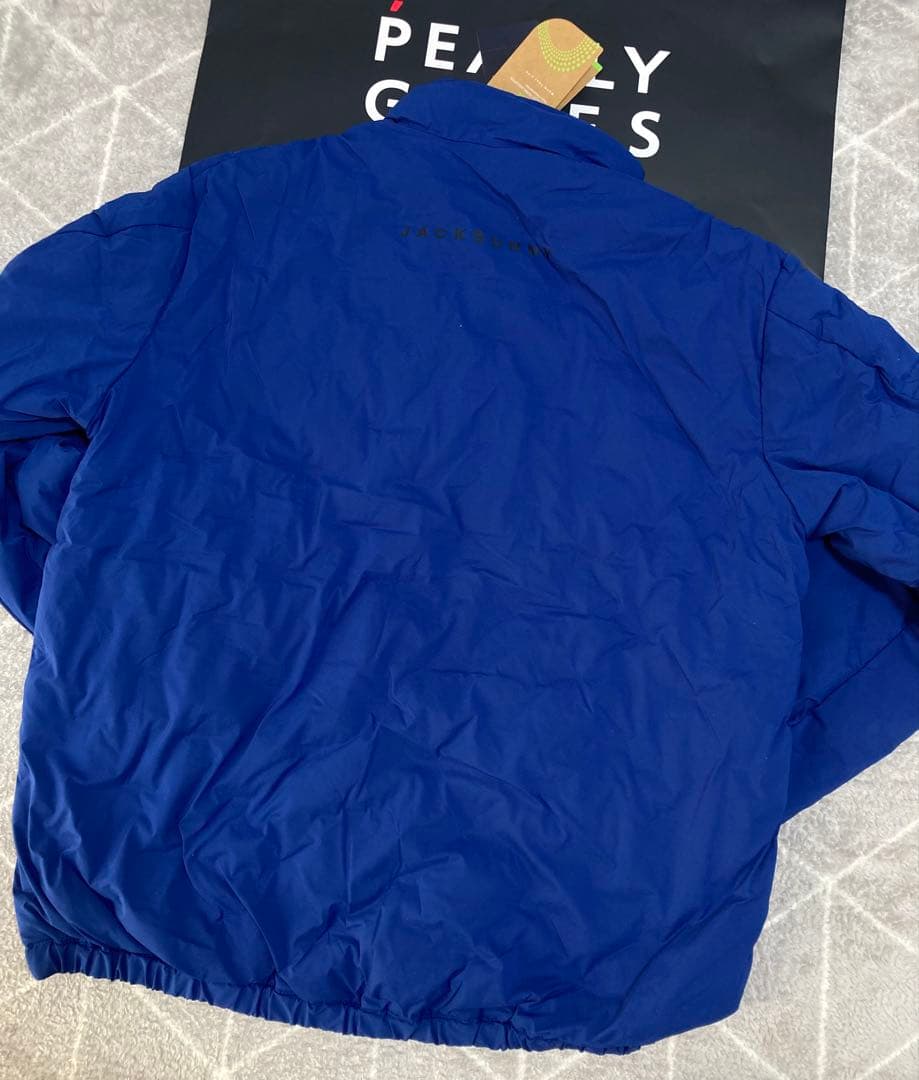新品 ジャックバニー ETHERMALOFT 袋織中綿ジャケット(5)L/青