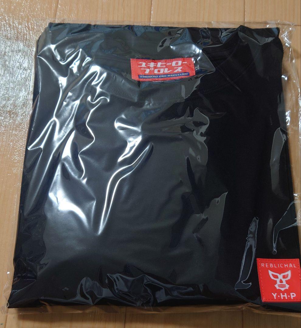 秘密戦隊ゴレンジャー　ロングTシャツ　黒　XLサイズ　ユキヒーロープロレス