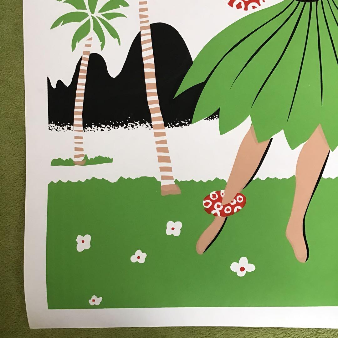 ビンテージ ハワイアン ポスター シルクスクリーン 2枚セット Hawaii