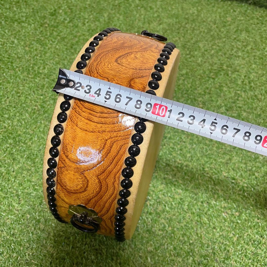 平胴太鼓 平太鼓 くり抜き 伝統芸能 お祭り 応援 和太鼓 和楽器 バチ付き