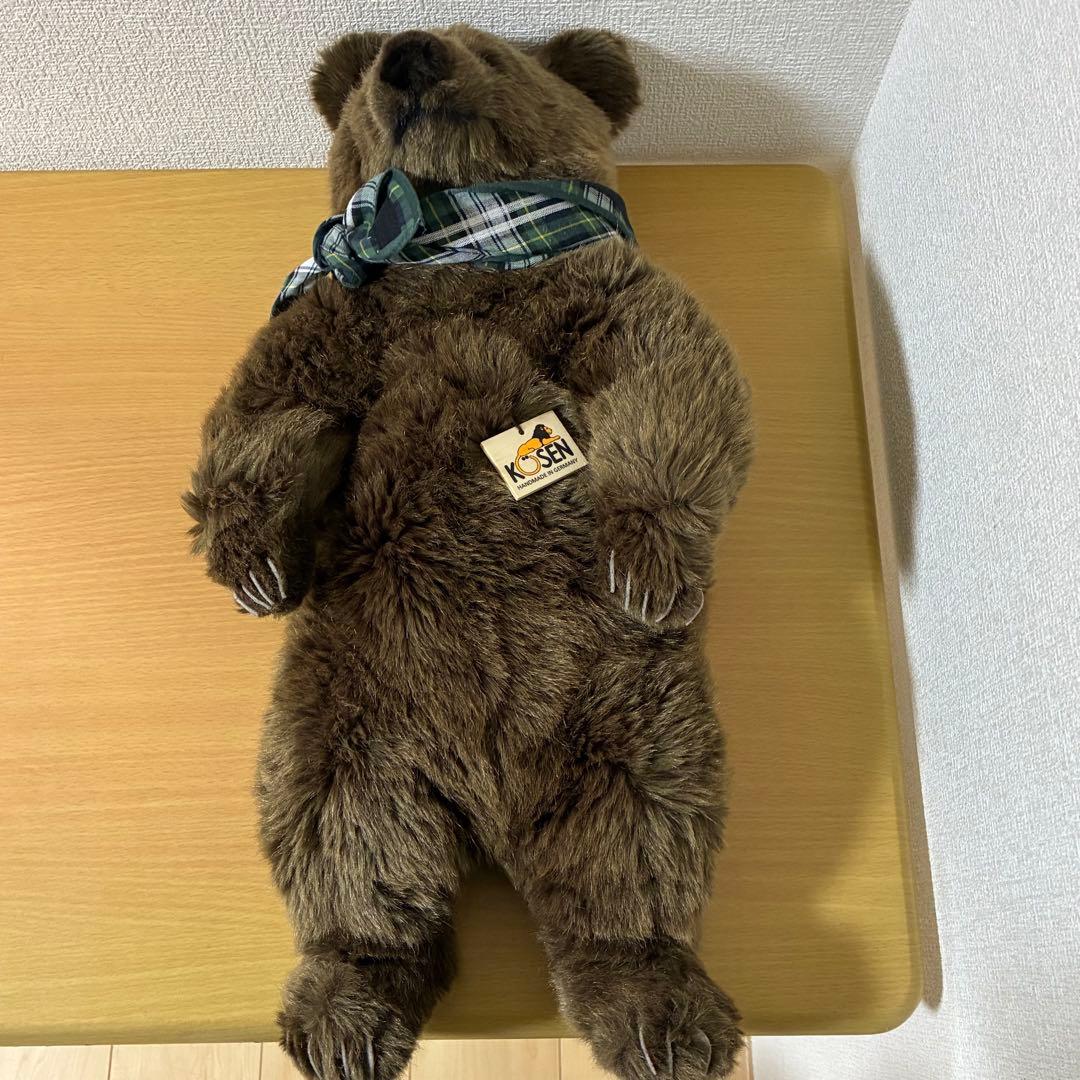KOSEN ケーセン社 ぬいぐるみ ソフトブラウンベア 大