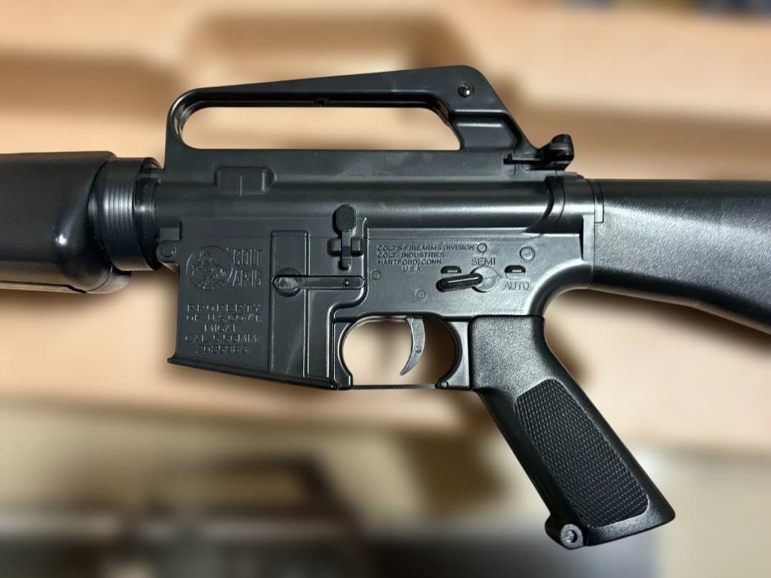 生産終了絶版品 マルイ エアーコッキングライフル コルト M16A1 状態良好品