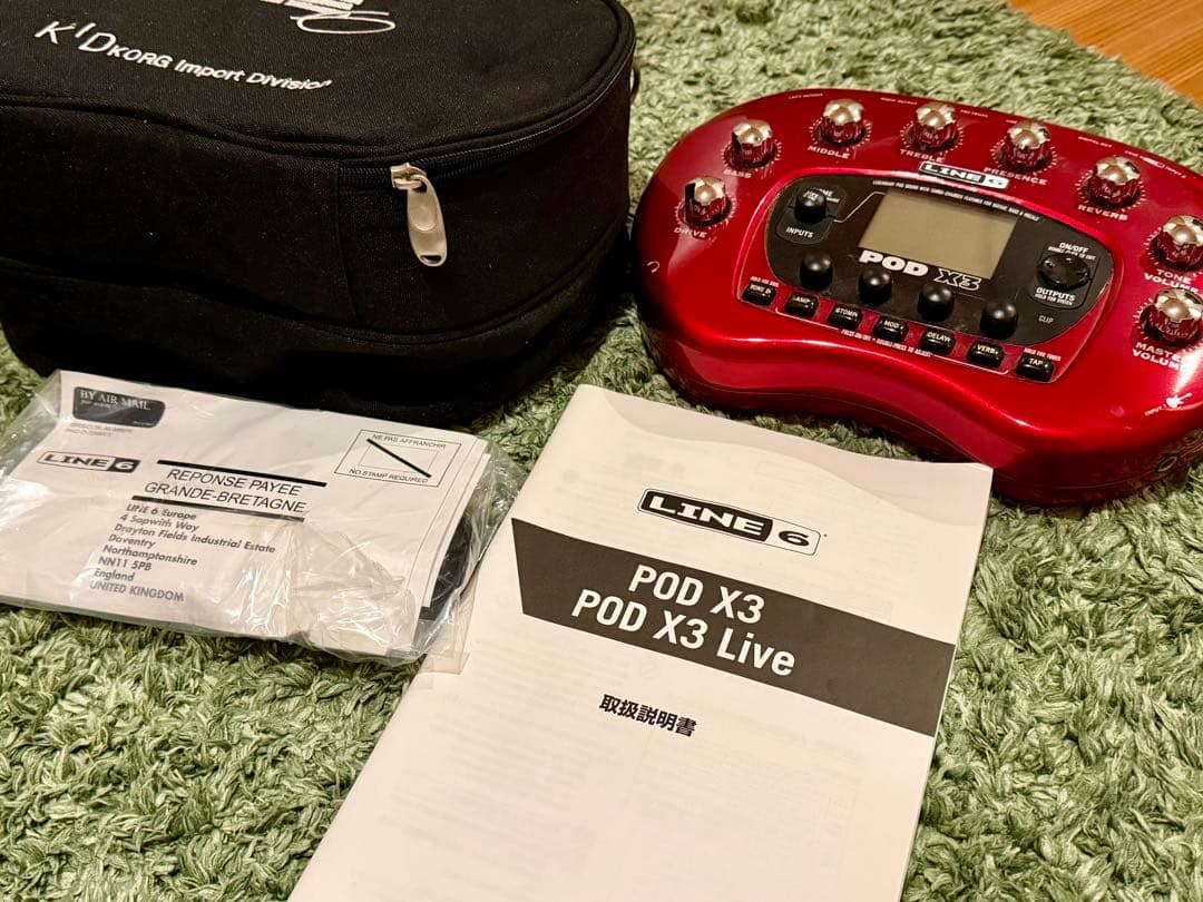 LINE 6 POD X3 ギターエフェクター