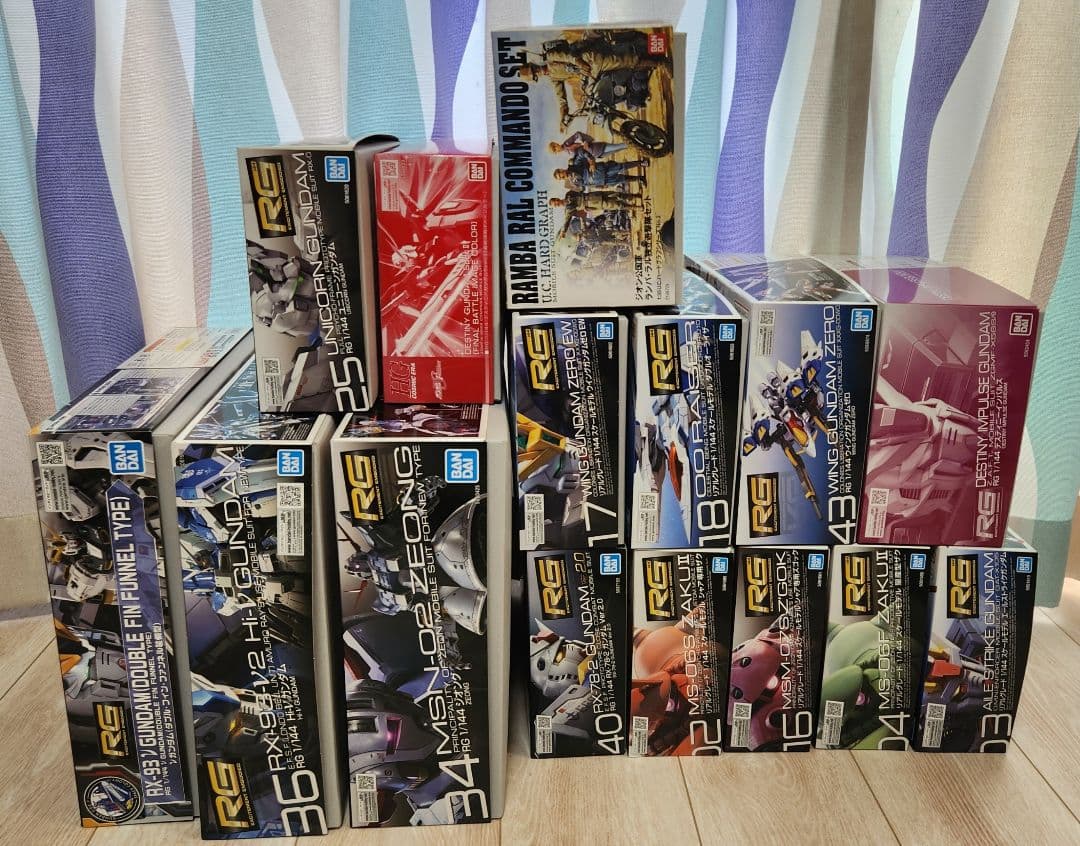 MG RG HG 1/35 ガンプラ66点セット おまけデカール4つ