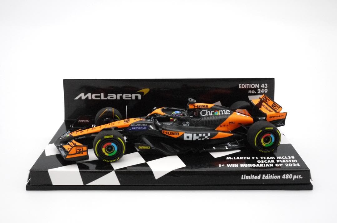 kyoko1/43 マクラーレン MCL38 初優勝 O.ピアストリ