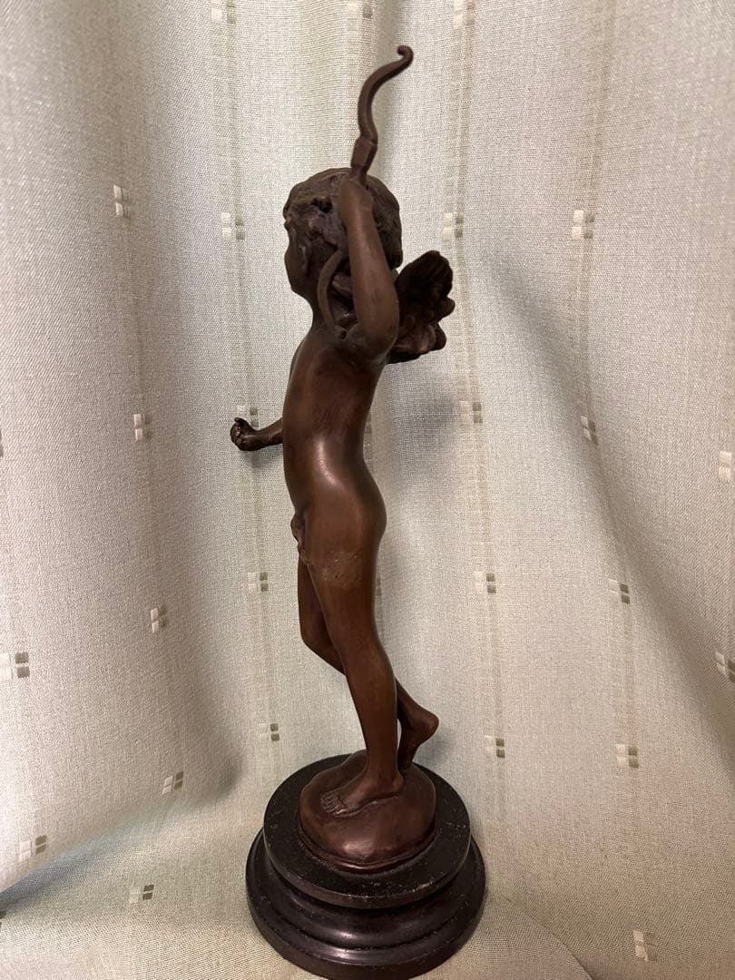 ブロンズ 天使の少年像 約30cm