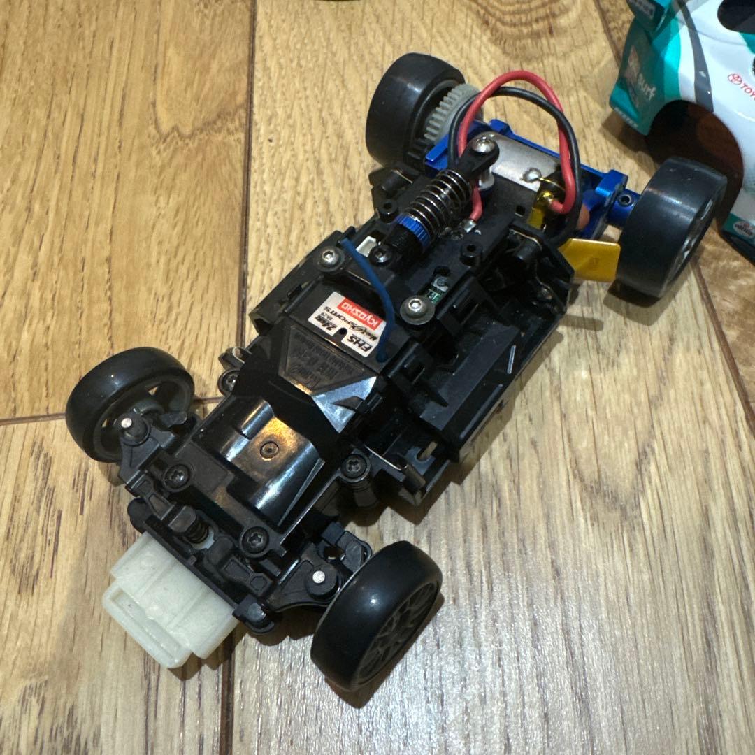 動作確認済　京商ミニッツレーサー カストロール スープラ ウッドワン　プロポ付