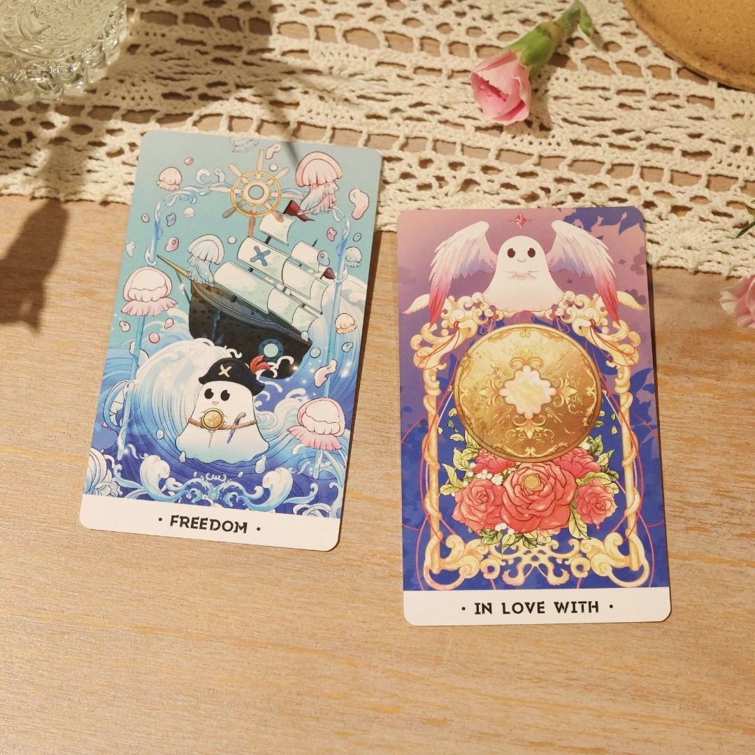 【正規品タロットカード】童話や絵本のよう✨ポップでキュートな幽霊たちのカード