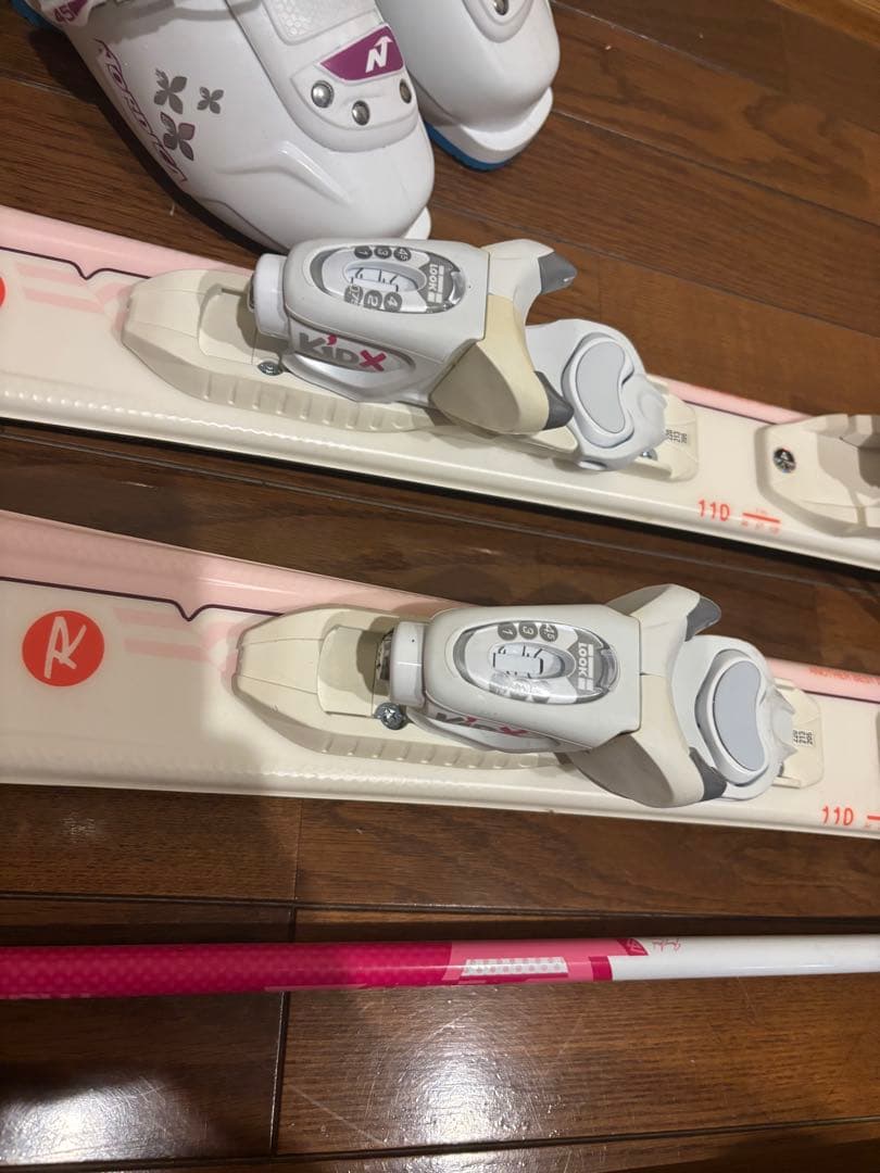 子ども用スキーセット 板110cm Rossignol ブーツ　19.5